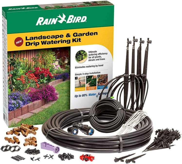 Rain Bird Drip Irrigation Landscape/Garden Watering Kit