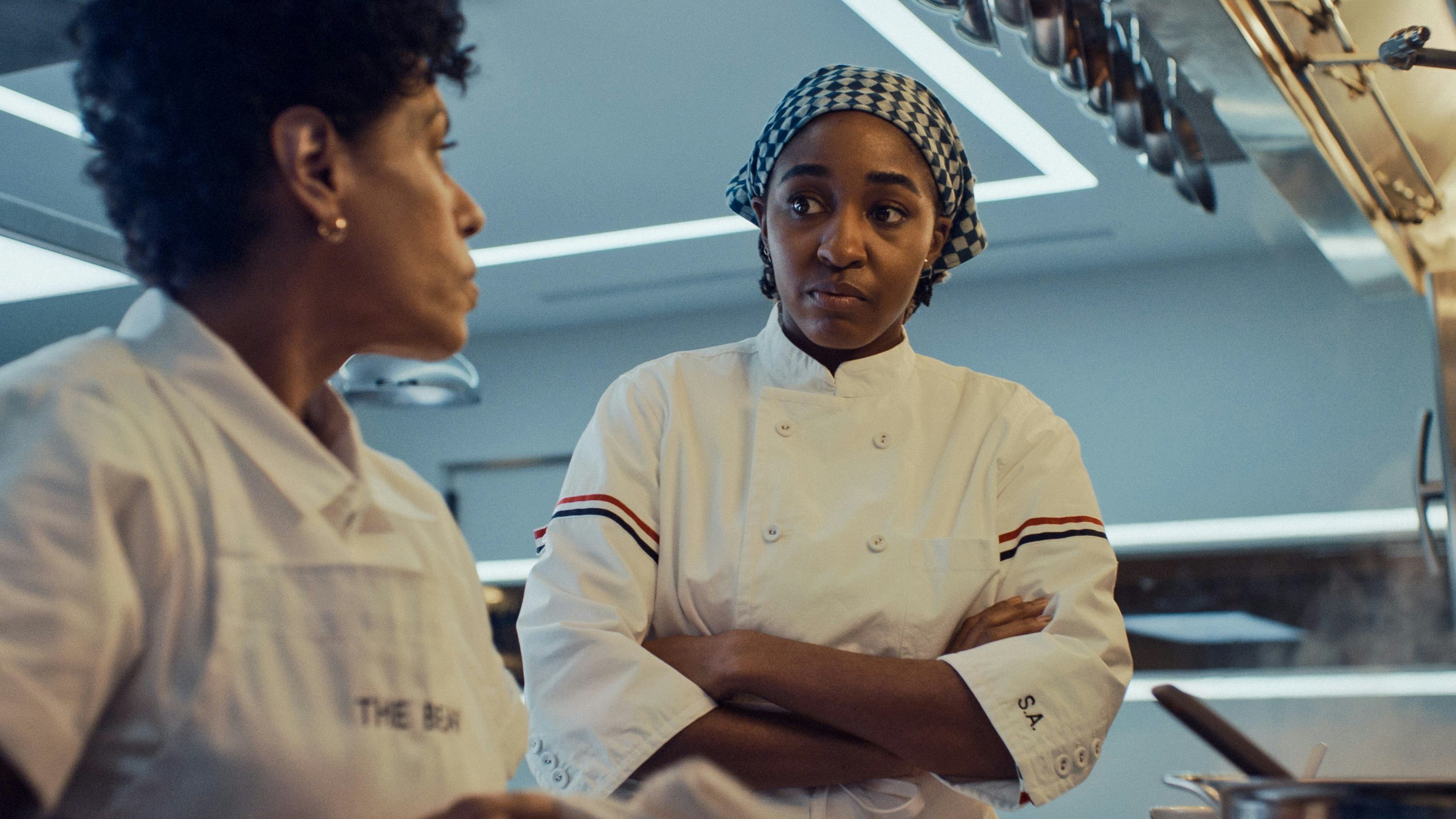 Ayo Edebiri as Sydney Adamu in &lsquo;The Bear.'