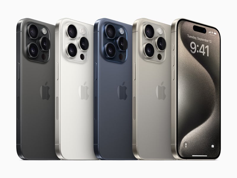Apple's iPhone 15 Pro lineup