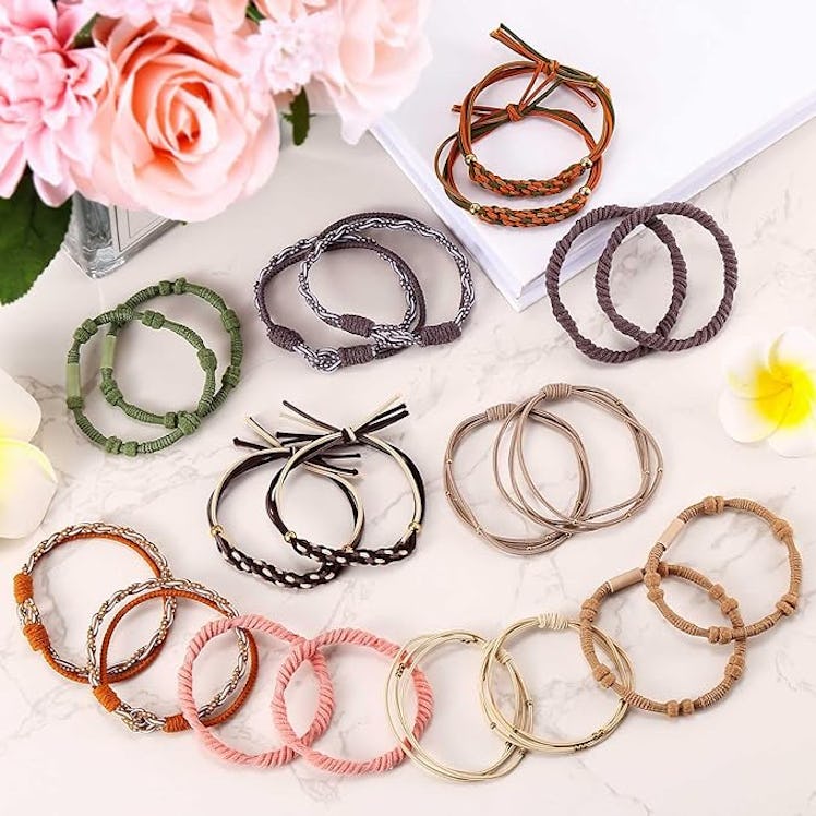 Wgniip Boho Hair Ties (20 Count)