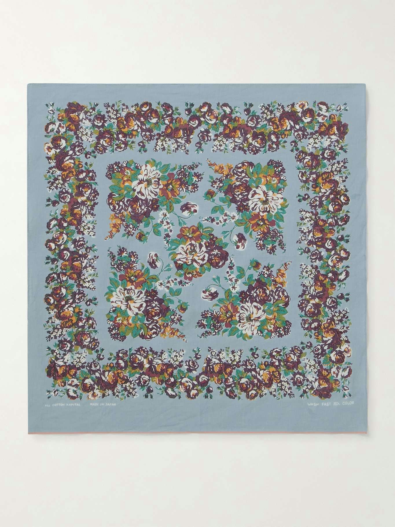Kapital Nadeshiko Floral-Print Selvedge Bandana
