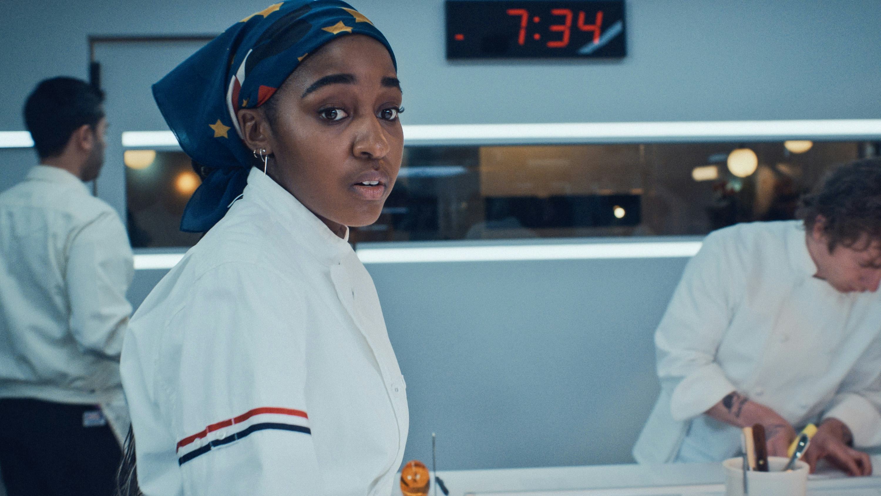 Ayo Edebiri as Sydney Adamu in &lsquo;The Bear.'