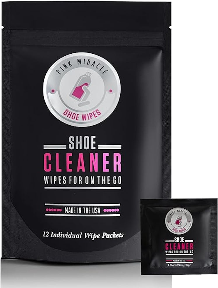 Pink Miracle Shoe Cleaner Wipes (12-Pack)