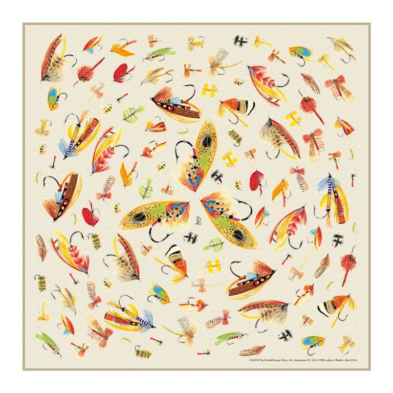 Fly Fishing Hooks Bandana