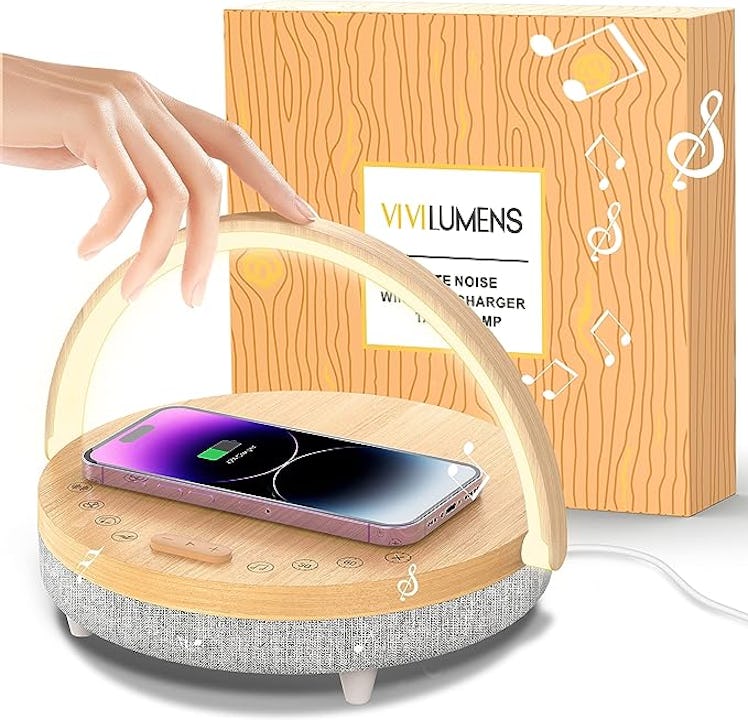 Vivilumens Bedside Lamp with Wireless Charger