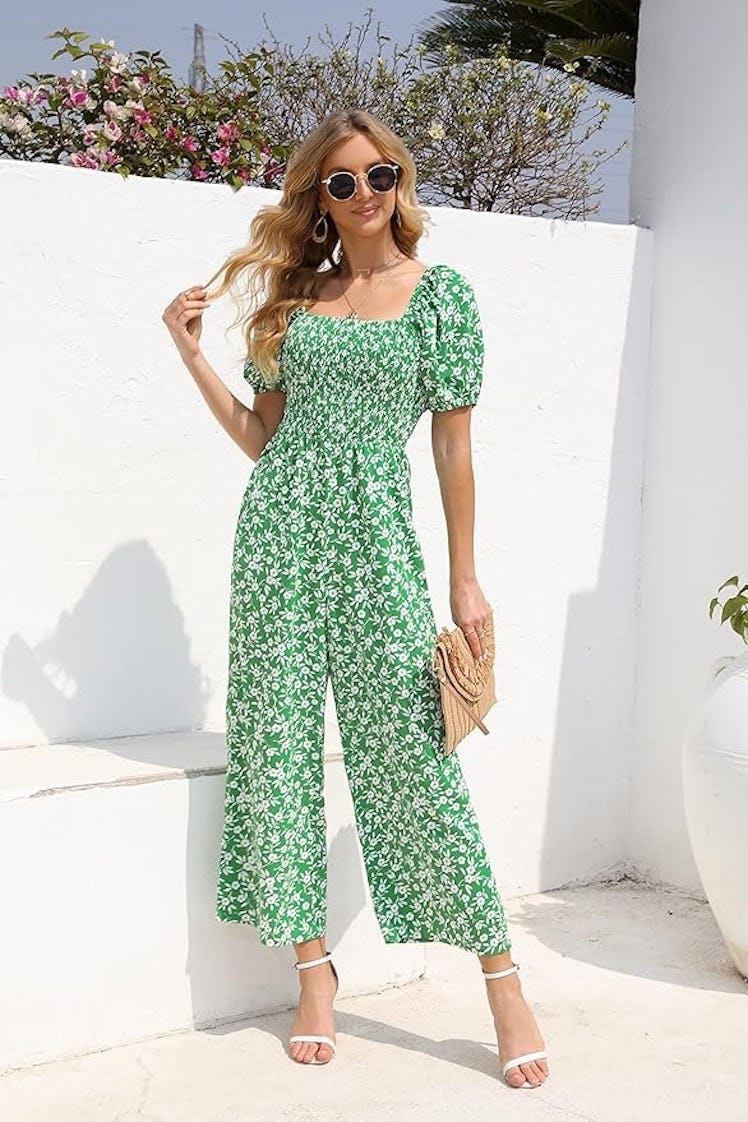 Love Welove Floral Jumpsuit