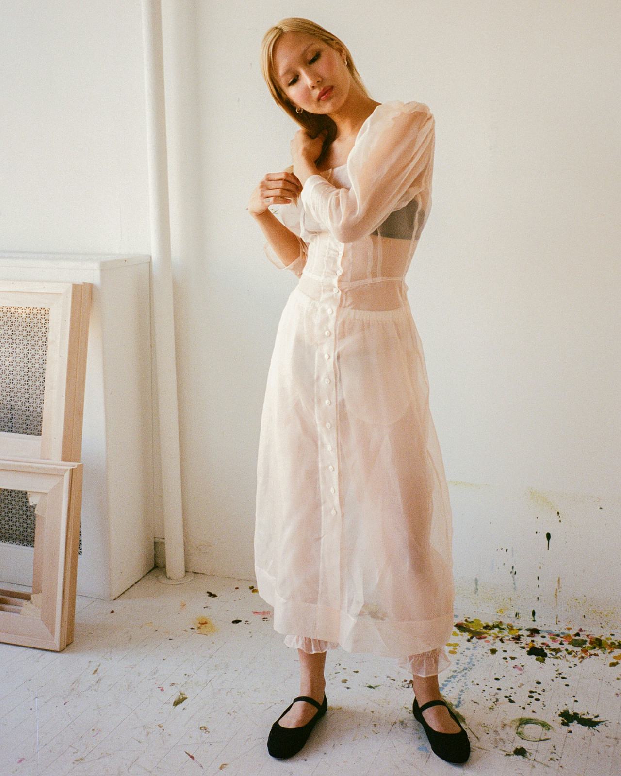 Catalina Back Ribbon Dress herlipto