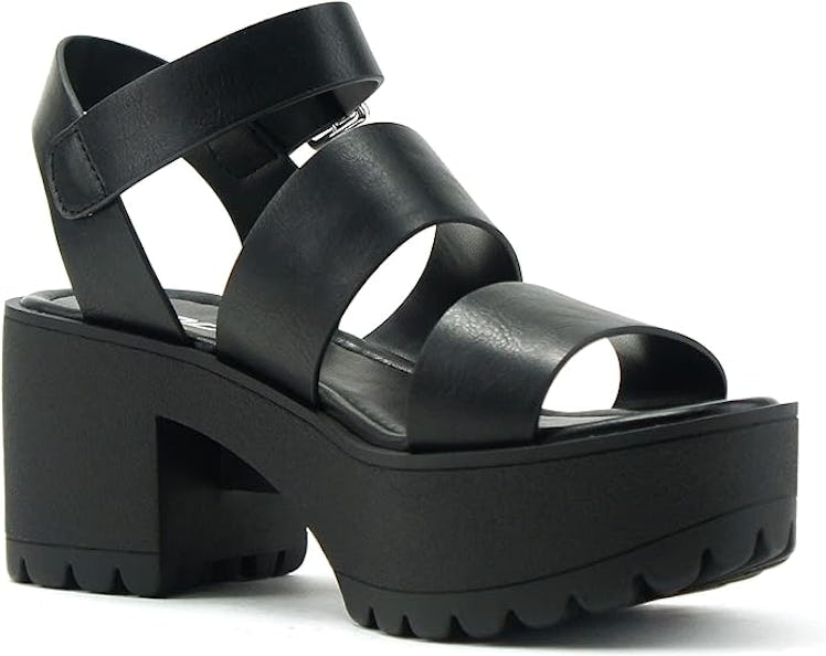 Soda Block Heel Sandal