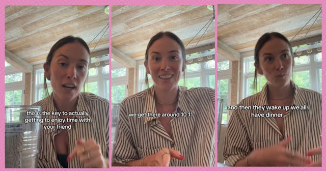 One mom on TikTok may have actually cracked the code to a successful playdate where parents can actu...