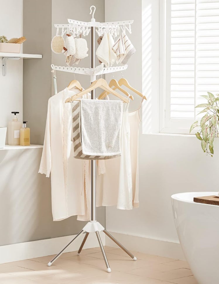 SONGMICS 2-Tier Clothes Drying Rack