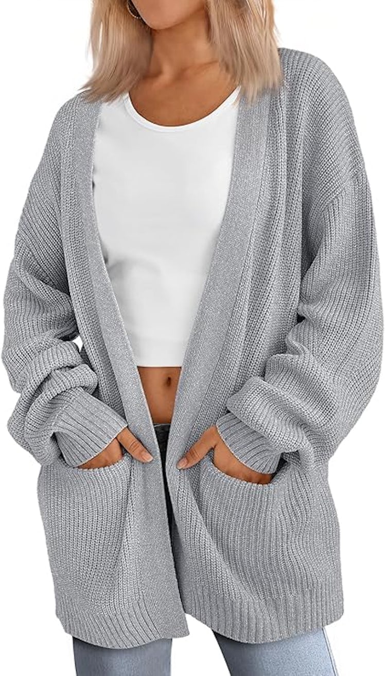 LILLUSORY Cozy Oversized Cardigan