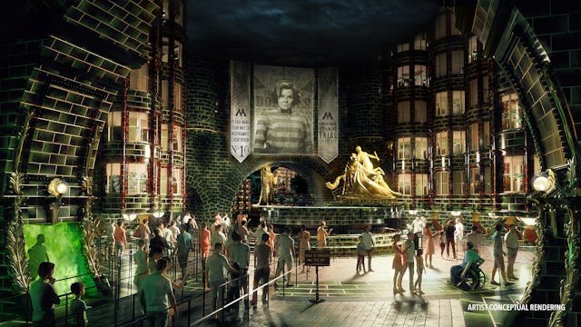 The new Ministry of Magic World at Epic Universe will be completely immersive.