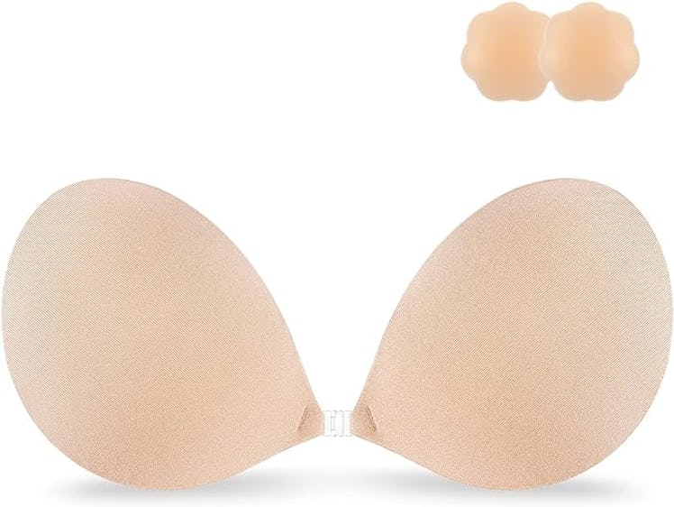 Niidor Adhesive Strapless Invisible Silicone Bra