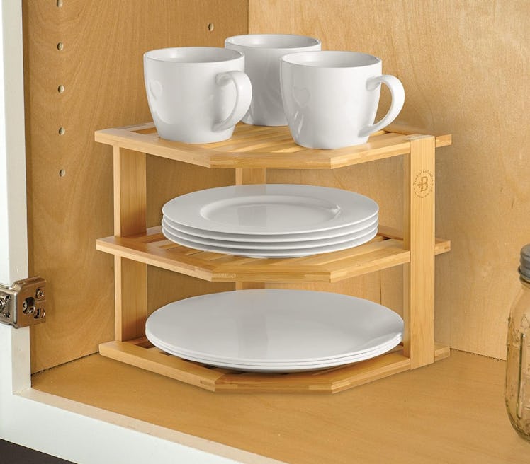 Bambüsi Cabinet Plate Organizer