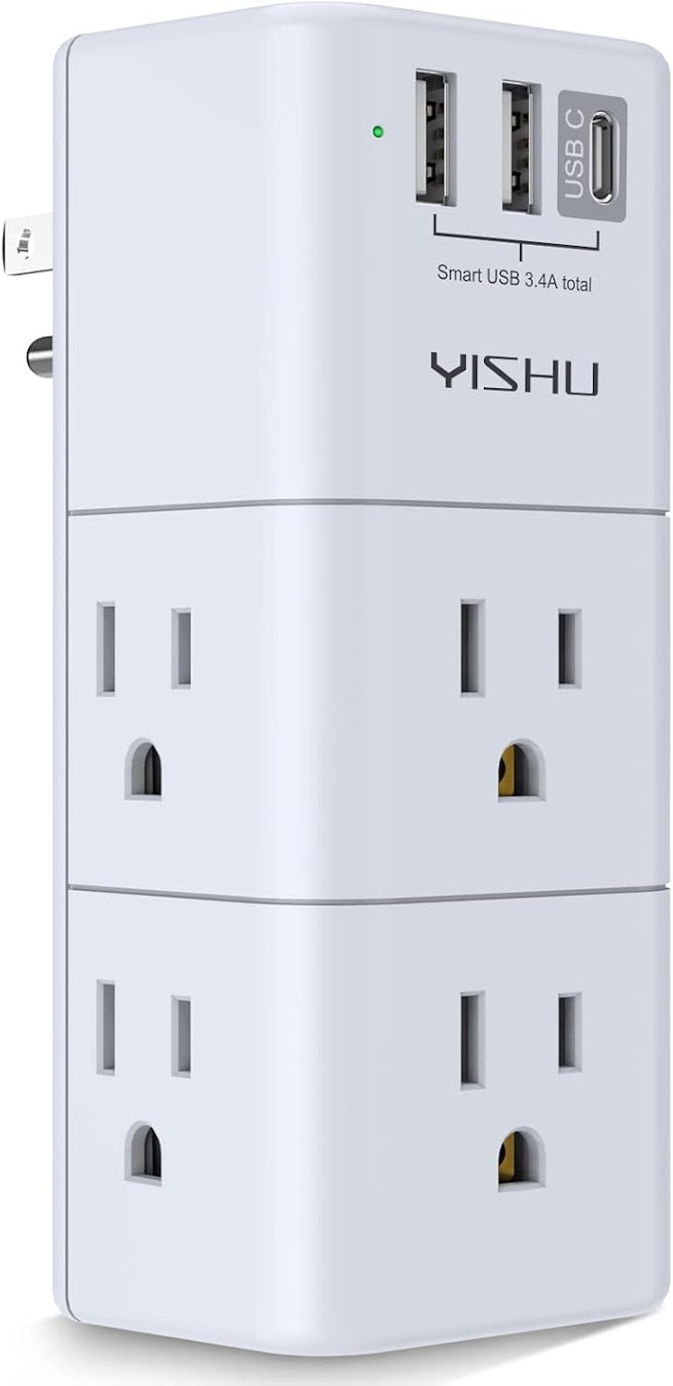 YISHU USB Multi Plug Outlet