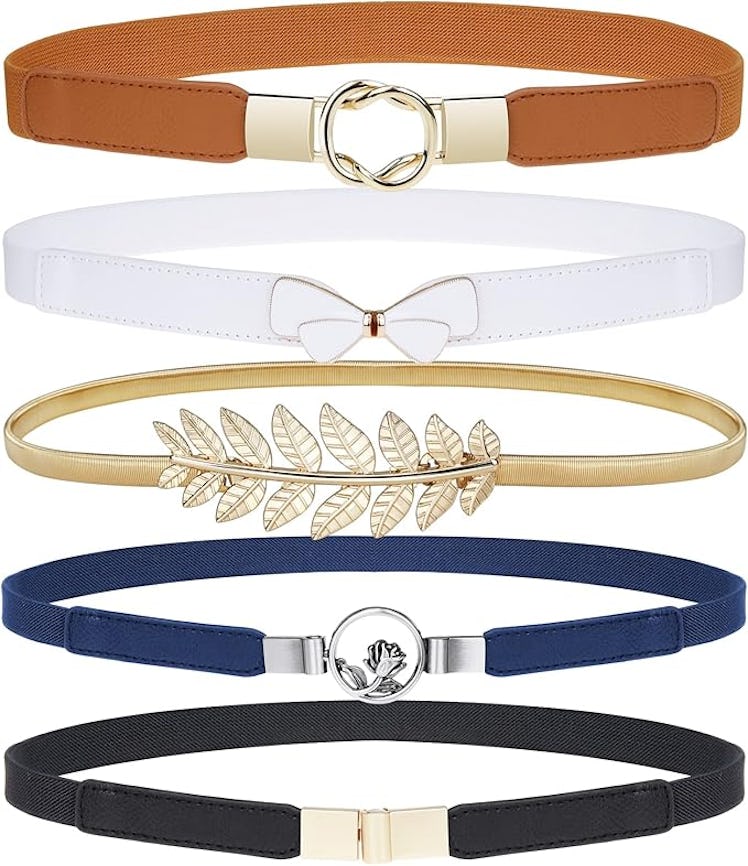 EAONE Skinny Belts (5-Pieces)