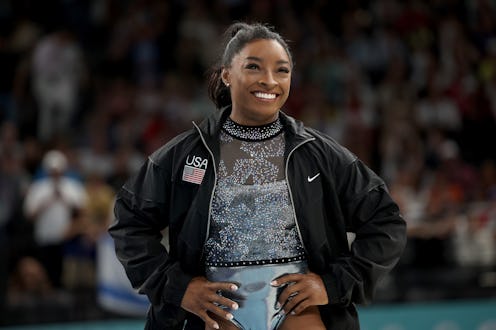 Simone Biles at the 2024 Olympic Games in Paris.