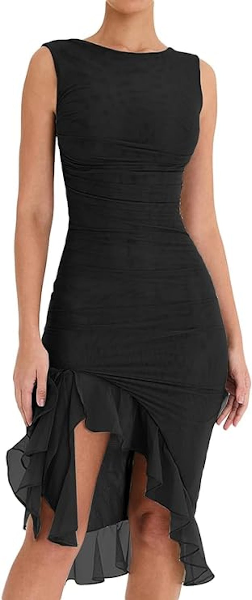 AXOSY Midi Bodycon Dress 