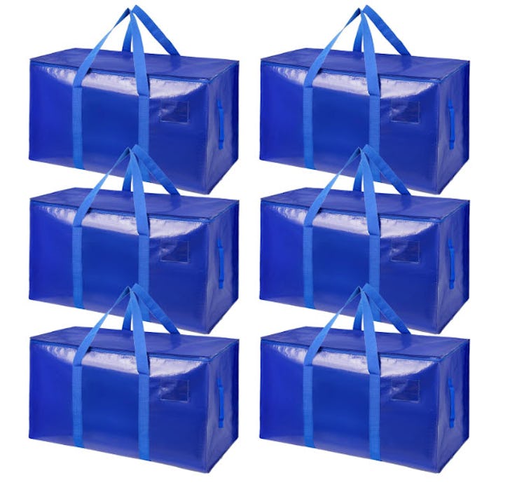 Lucdnc Heavy Duty Storage Bags With Zippers (6-Pack)