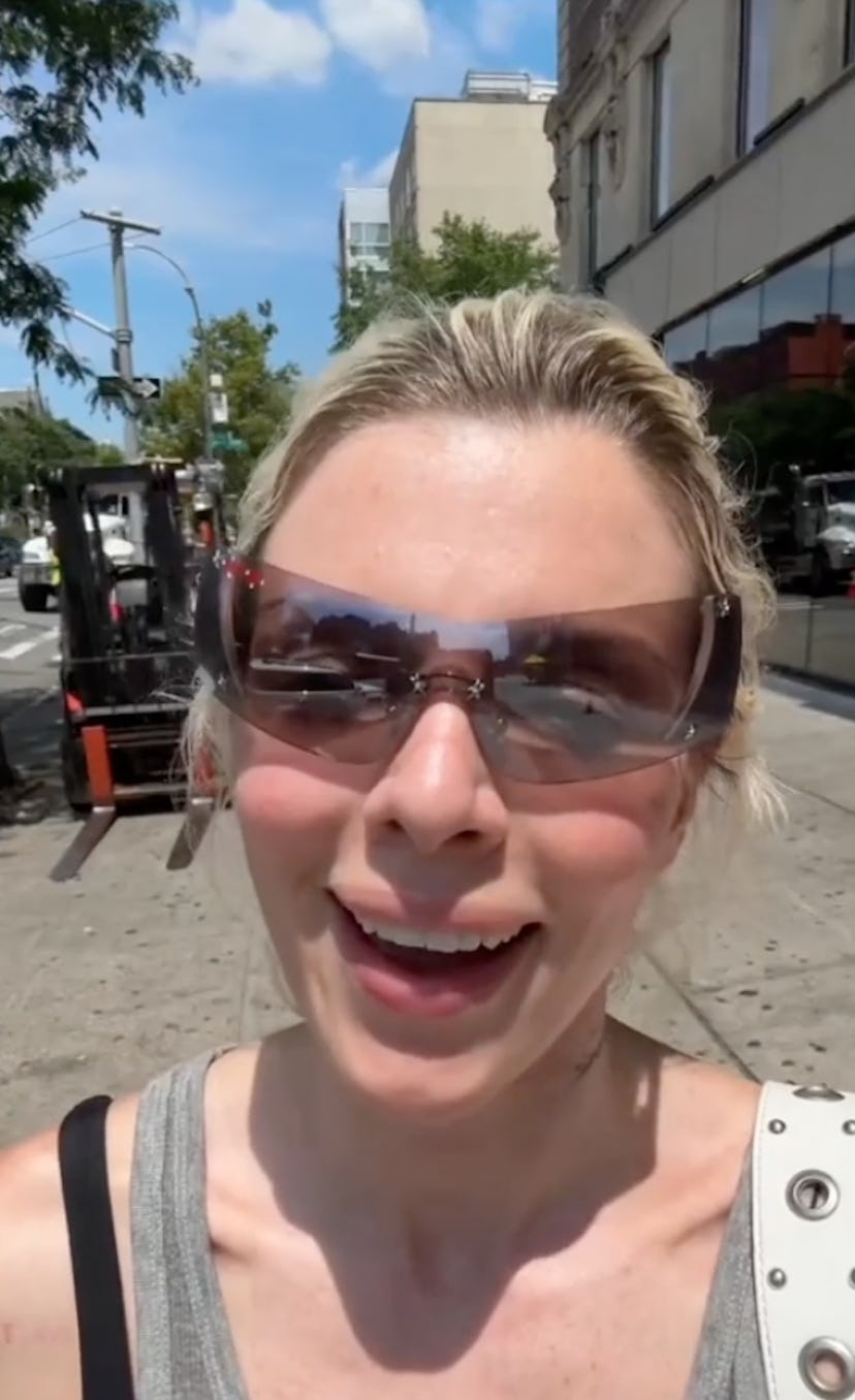 Julia Fox’s TikTok. Screenshot via TikTok