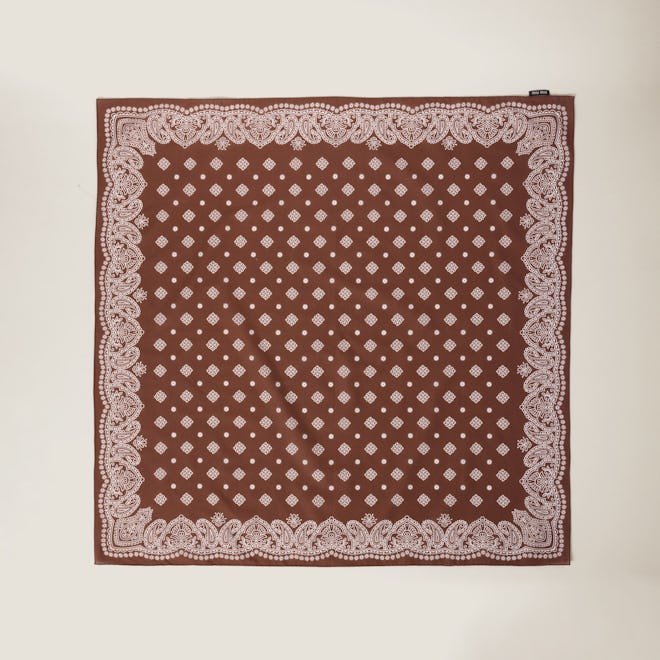 Printed Cotton Poplin Scarf