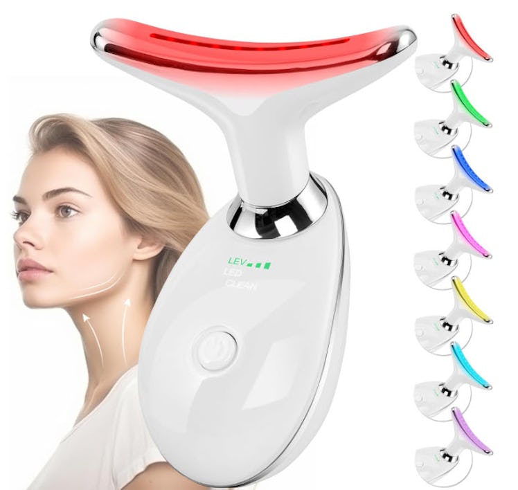 Doset Facial Massager With Red Light Therapy