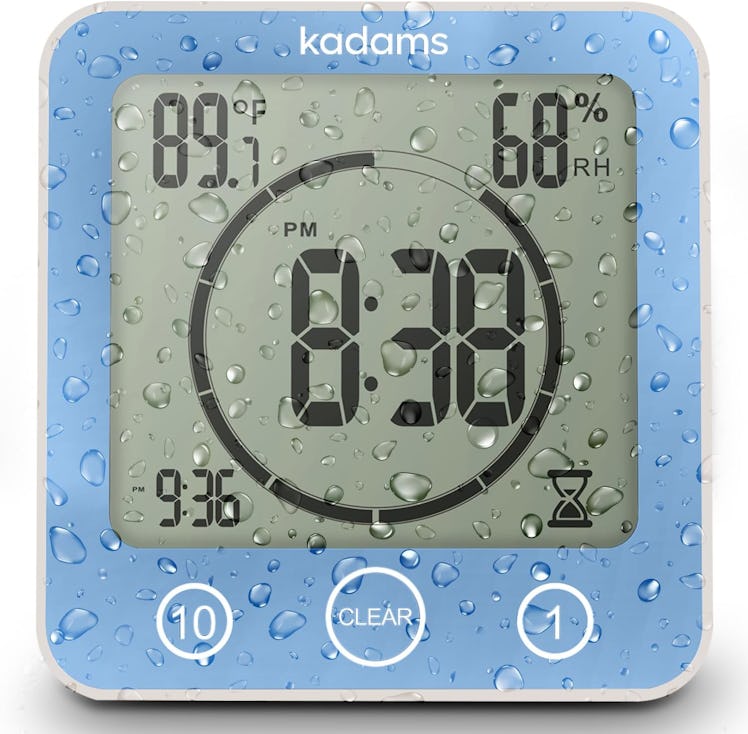 KADAMS Digital Shower Timer and Clock