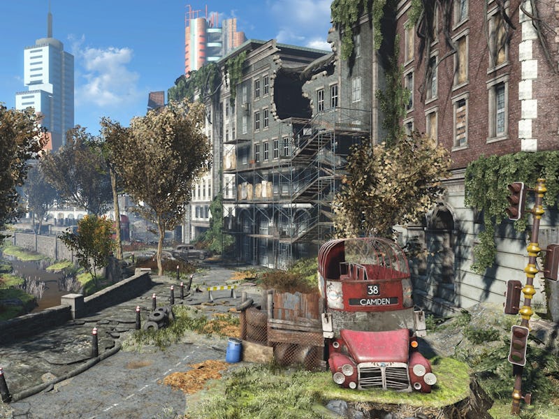 Fallout: London's post-apocalyptic city.