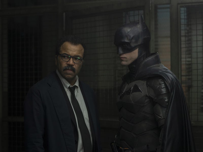 Jeffrey Wright and Robert Pattinson in The Batman