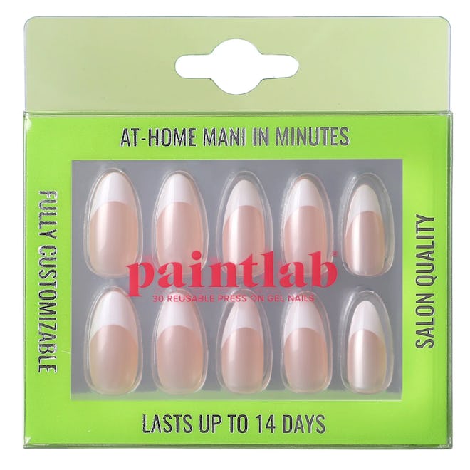 French Chrome Press-on Nails