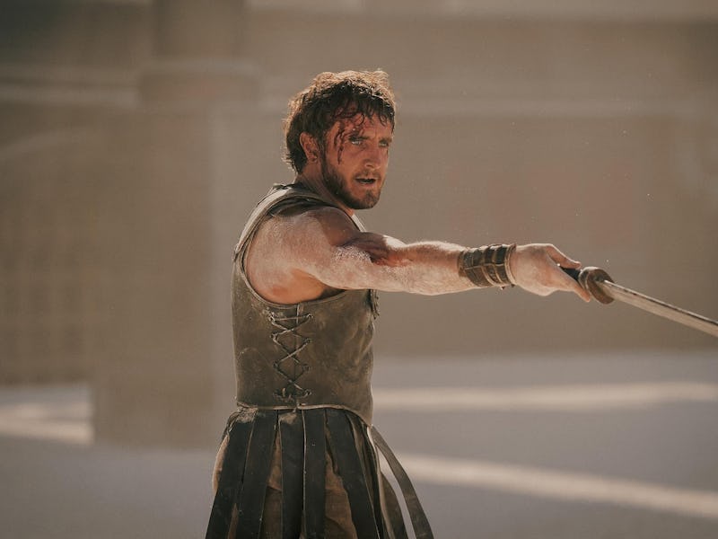 Paul Mescal as Lucius in Gladiator II