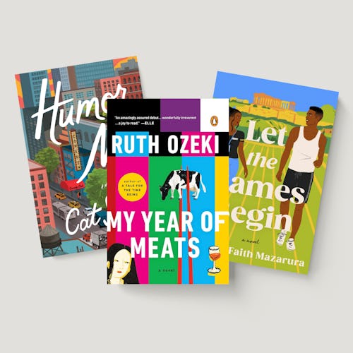 A selection of books recommended for July 2024, including ‘Let the Games Begin’ and ‘Humor Me.'