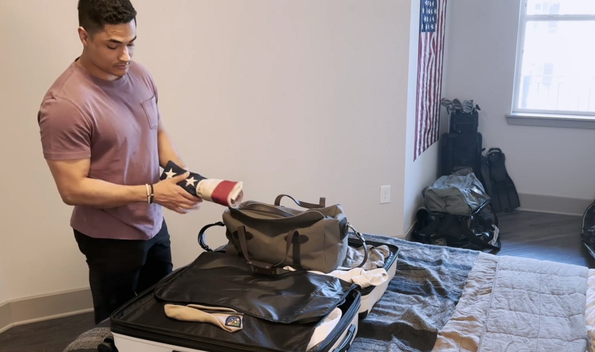 Marcus on The Bachelorette. Screenshot via Hulu