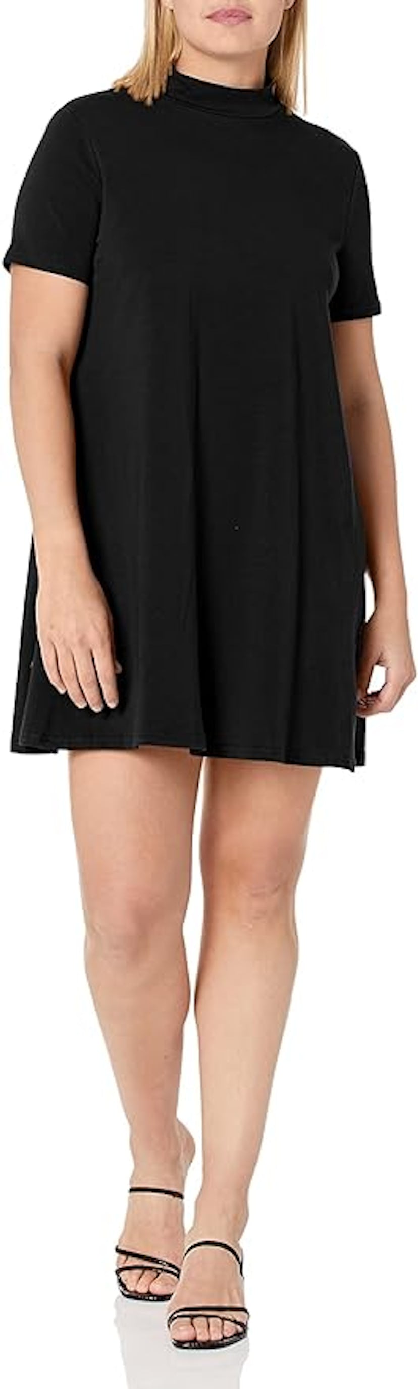 Milumia Mock Neck Swing Dress