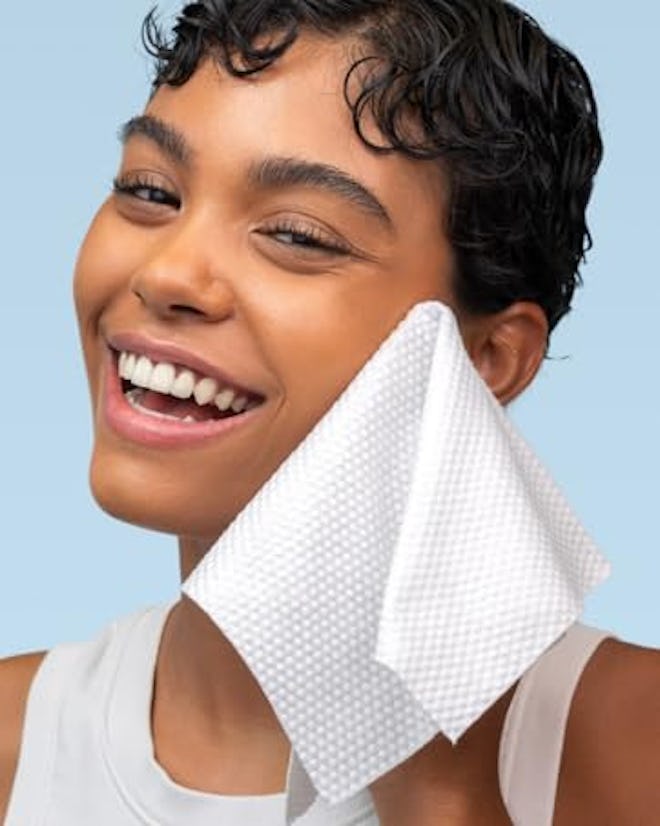 Clean Skin Club Biobased Disposable Face Towels (100 Count)