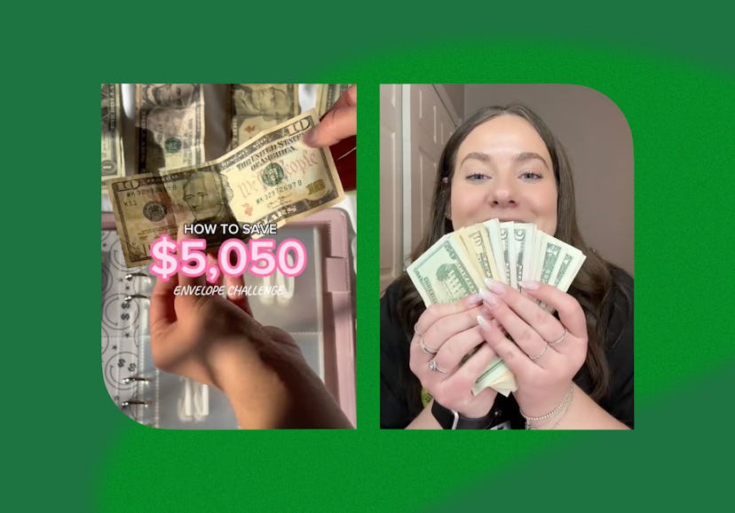 How to save money using the viral 100 Envelope Challenge from TikTok.