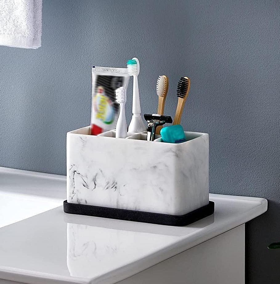 zccz Toothbrush &amp; Toothpaste Holder