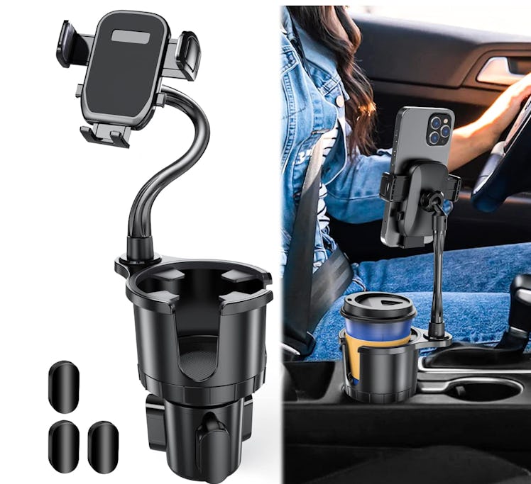 Kaishengyuan 2-in-1 Cup Holder Phone Mount