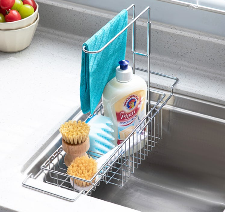 TAILI Telescopic Sink Caddy Kitchen Sink Organizer