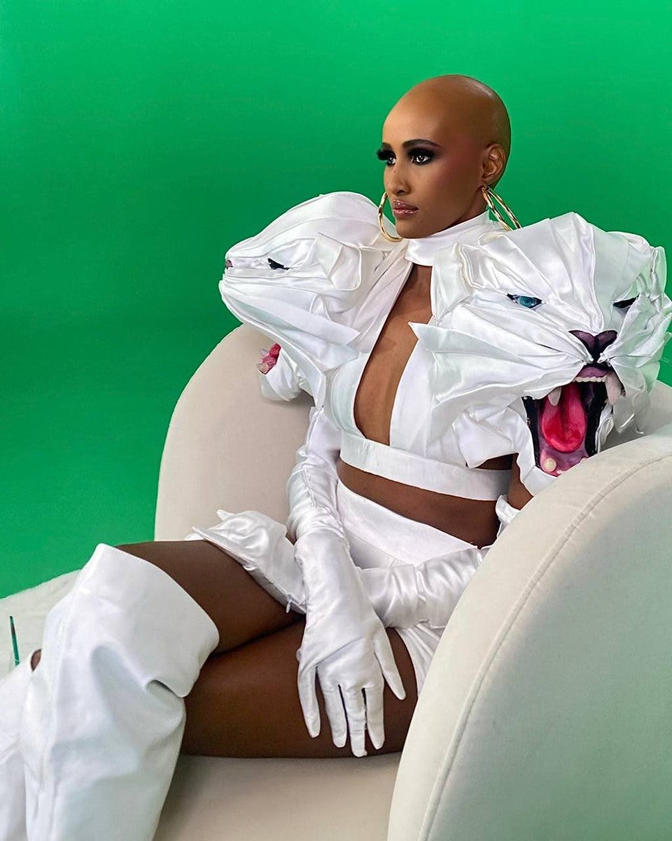 Chanel Ayan&rsquo;s tiger dress on &lsquo;Real Housewives of Dubai&rsquo; Season 2