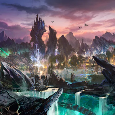 Disney's villains land artist rendering