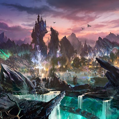 Disney's villains land artist rendering