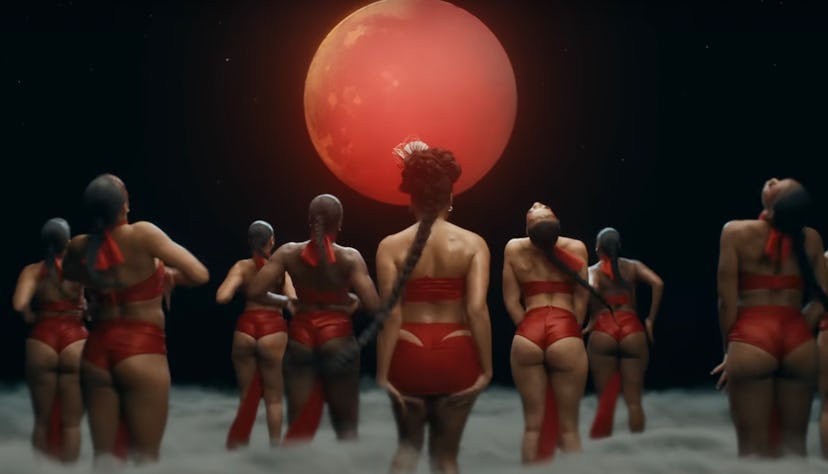 Megan Thee Stallion rocked a Y2K-era whale tail in her latest video.