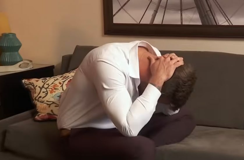 Sam on The Bachelorette. Screenshot via Bachelor Nation on YouTube