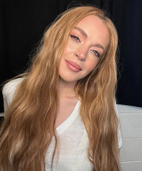 Lindsay Lohan hair color 2024