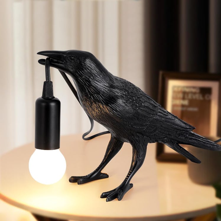 Shandaglo Raven Table Lamp with Bulb