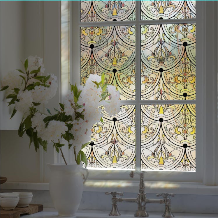 ADD.HERES 3-D Stained Glass Window Film