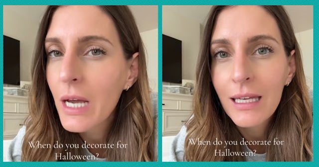 One mom wants to know if she’s jumping the gun regarding her desire to set up Halloween decor in her...