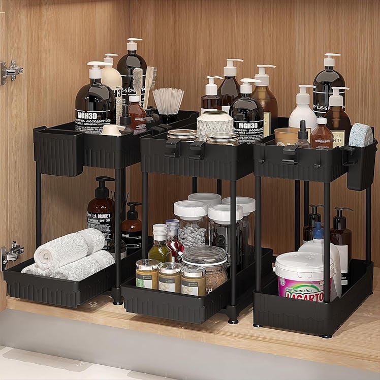 Sevenblue 2-Tier Under Sink Organizer (3-Pack) 