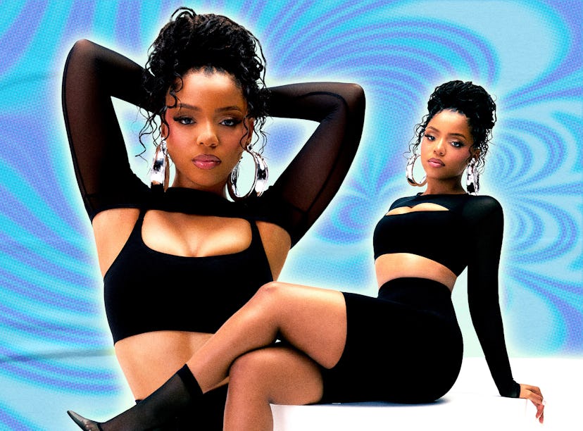 Chloe Bailey shares her thoughts on barely-there fashion trends while promoting YITTY's Nearly Naked...